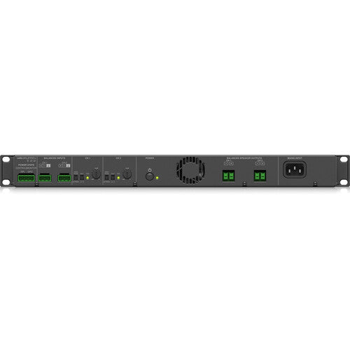 Lab.Gruppen E 2:2 200 Watt Amplifier w/ 2 Flexible Output Channels for Installation Applications