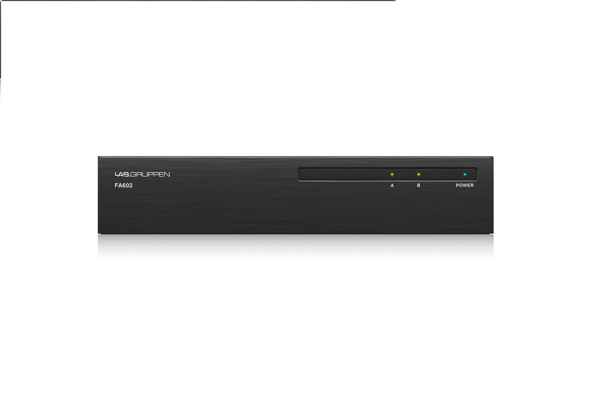 Lab.Gruppen FA602 2 x 60 Watt Commercial Amplifier w/ Direct Drive Technology and Energy Star Certification
