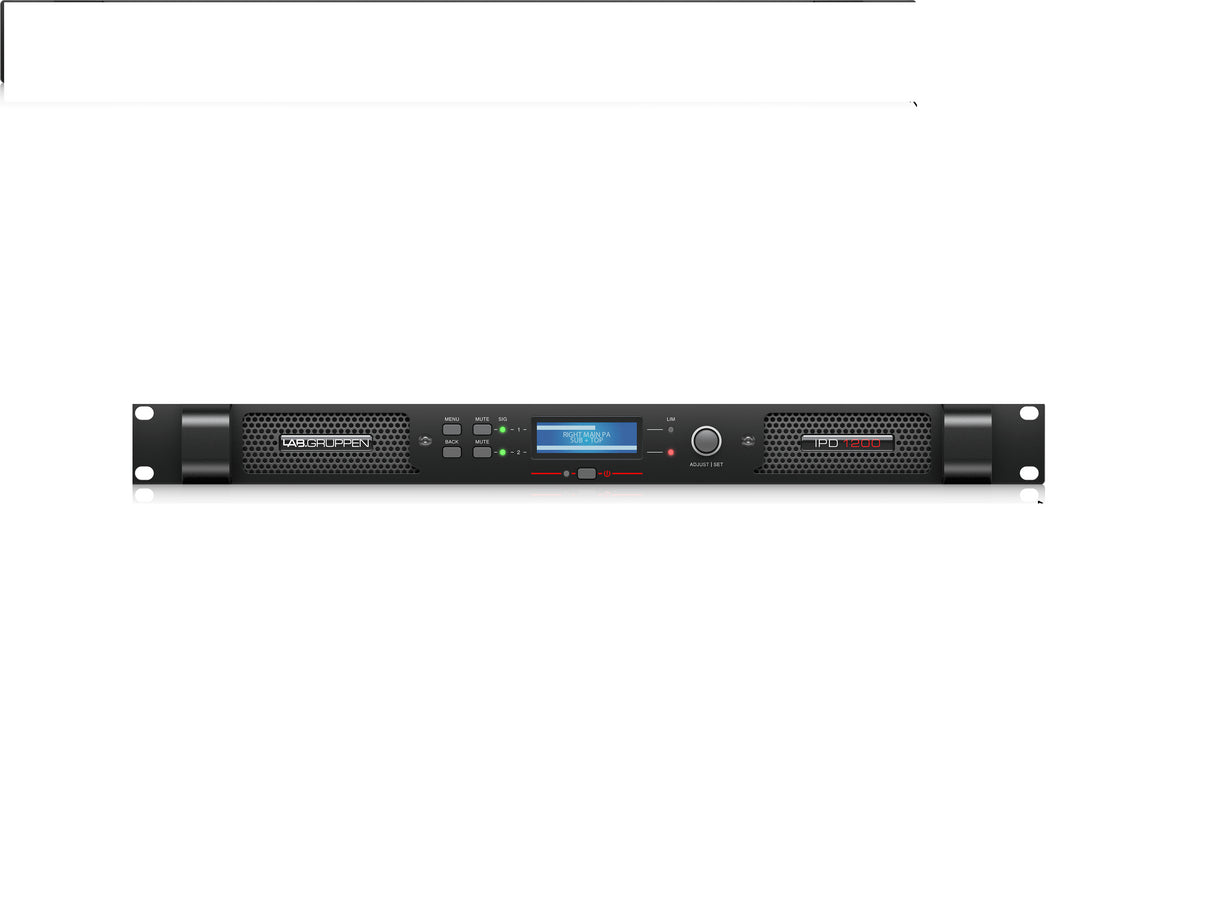 Lab.Gruppen IPD 1200 Compact 1,200 Watt 2-Channel DSP Controlled Power Amplifier
