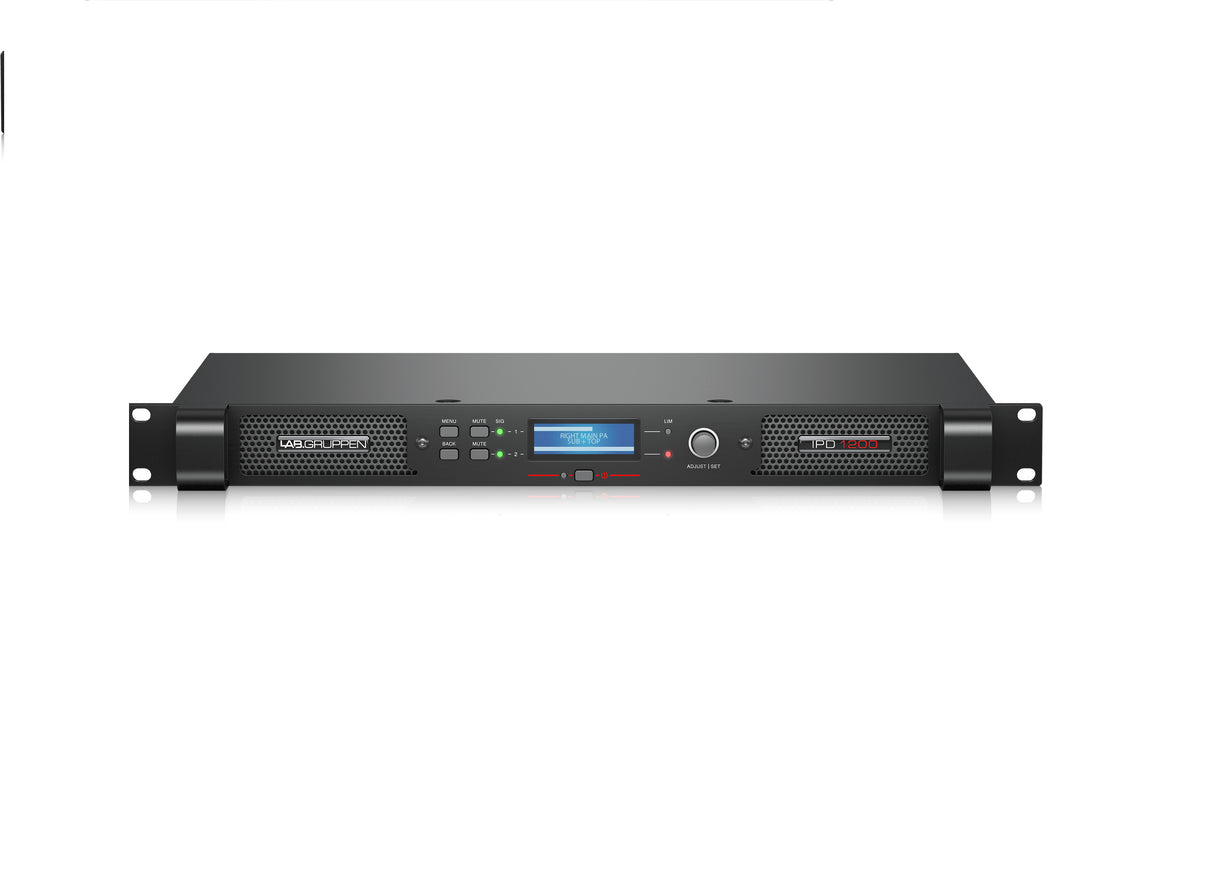 Lab.Gruppen IPD 1200 Compact 1,200 Watt 2-Channel DSP Controlled Power Amplifier