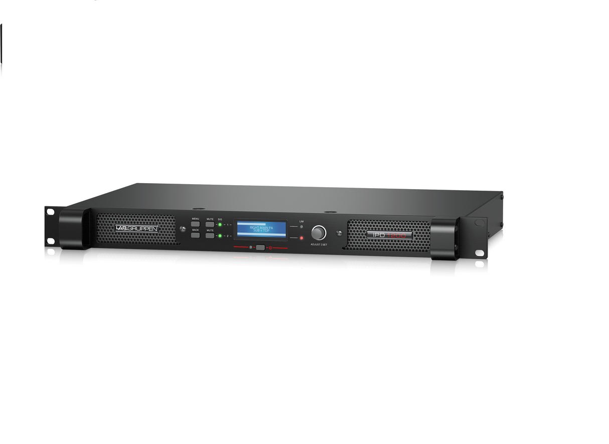 Lab.Gruppen IPD 1200 Compact 1,200 Watt 2-Channel DSP Controlled Power Amplifier