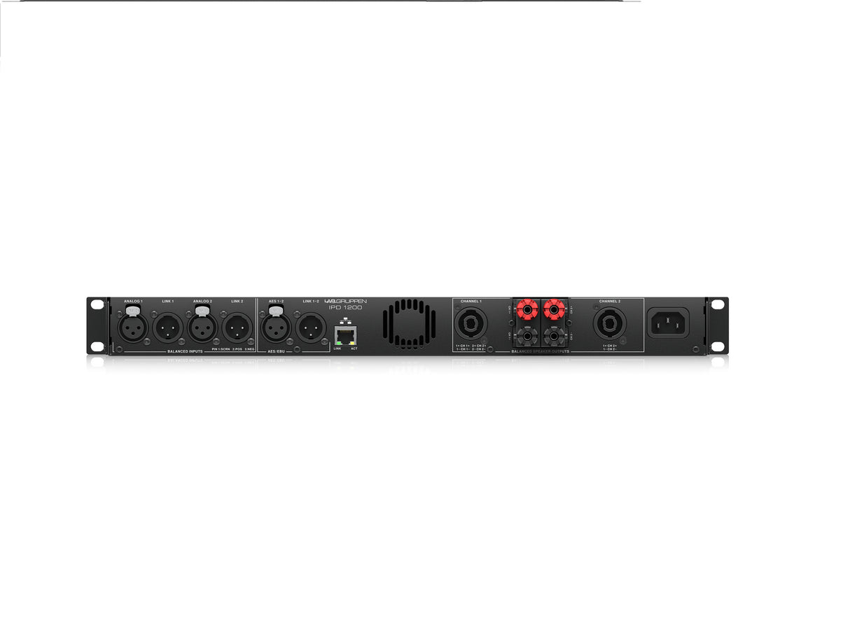 Lab.Gruppen IPD 1200 Compact 1,200 Watt 2-Channel DSP Controlled Power Amplifier