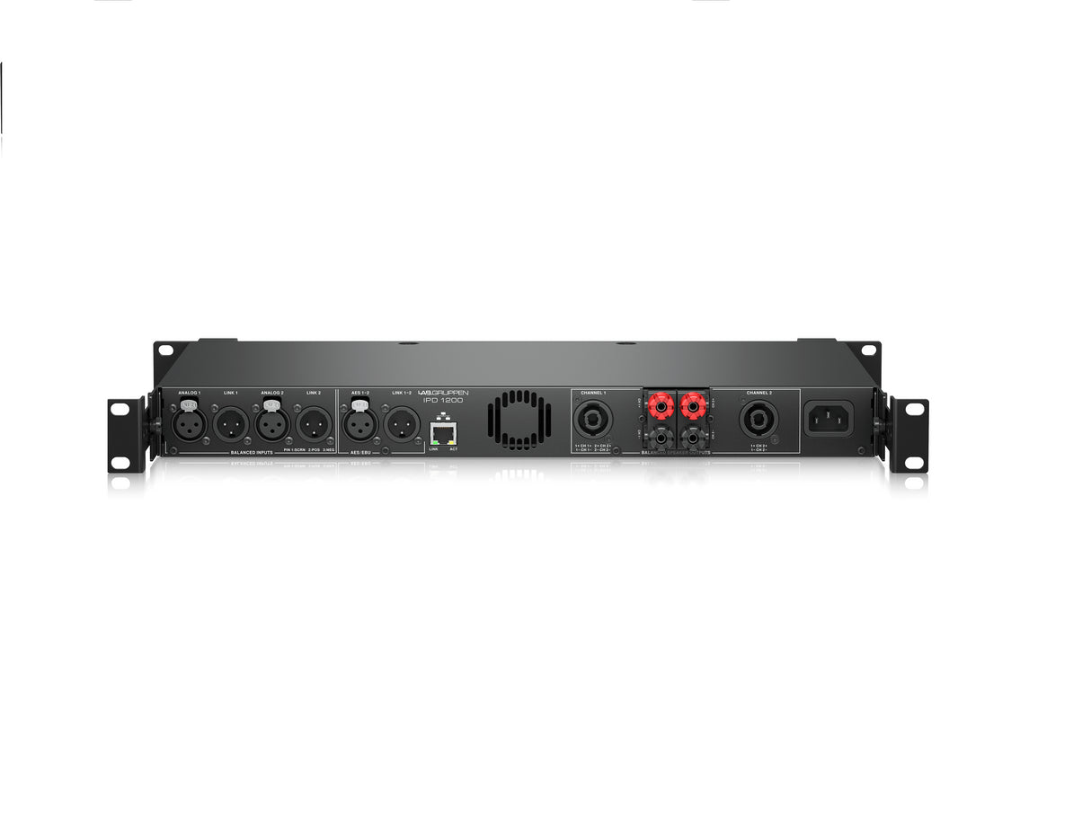 Lab.Gruppen IPD 1200 Compact 1,200 Watt 2-Channel DSP Controlled Power Amplifier