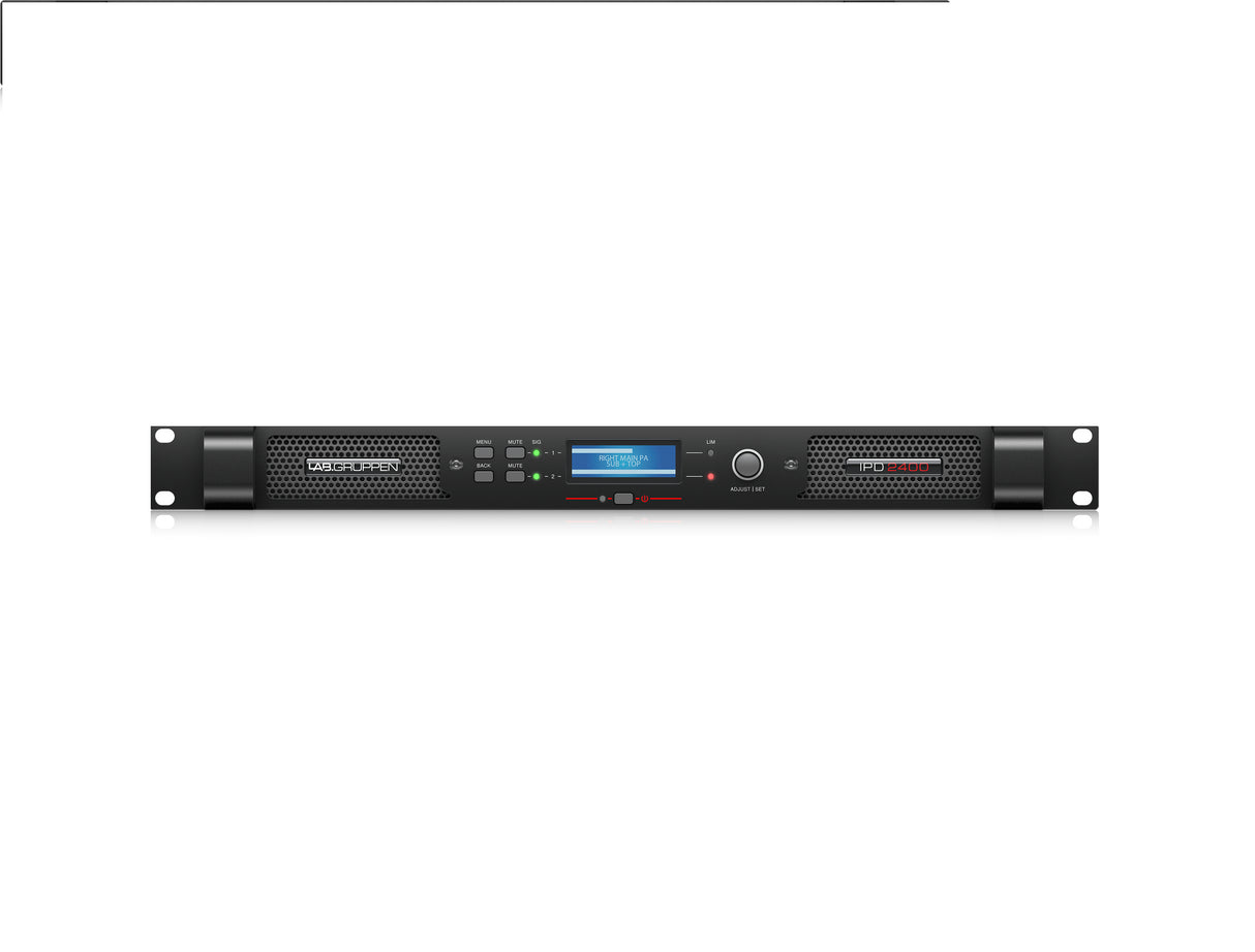 Lab.Gruppen IPD 2400 Compact 2,400 Watt 2-Channel DSP Controlled Power Amplifier