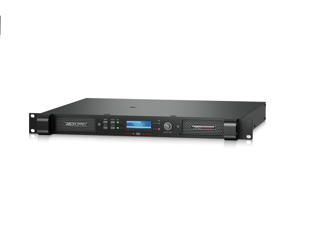 Lab.Gruppen IPD 2400 Compact 2,400 Watt 2-Channel DSP Controlled Power Amplifier