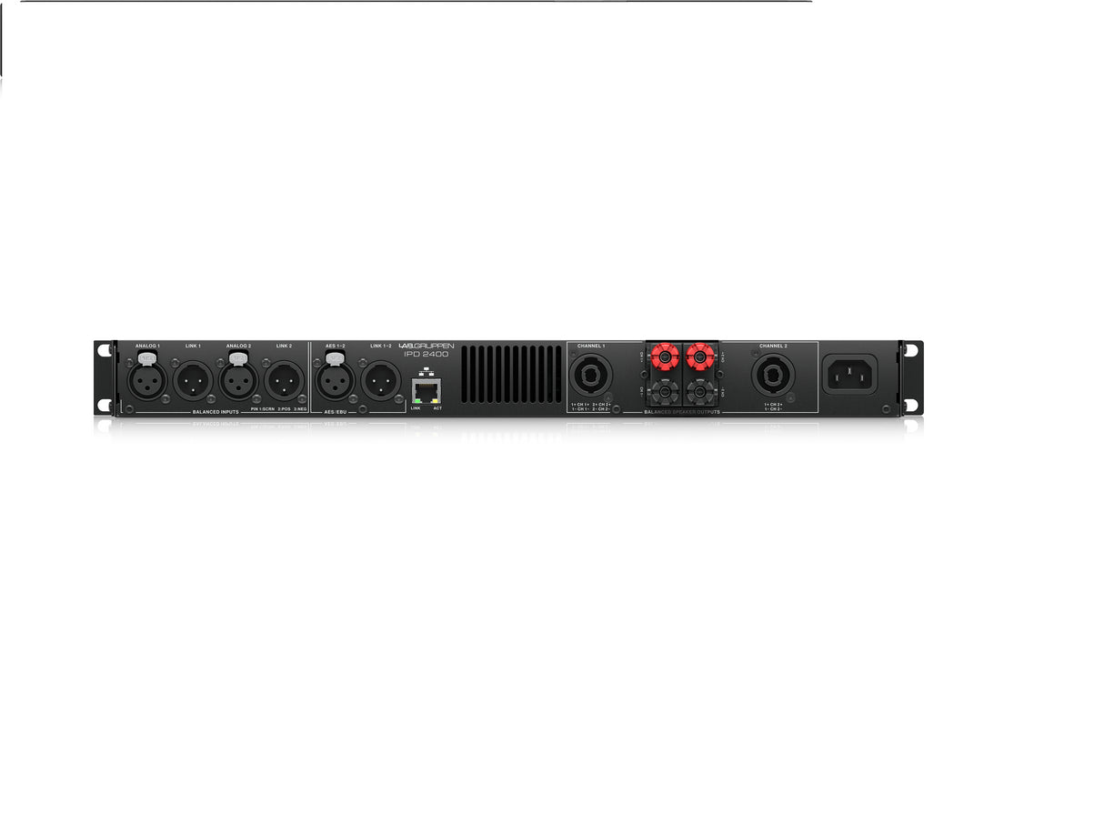 Lab.Gruppen IPD 2400 Compact 2,400 Watt 2-Channel DSP Controlled Power Amplifier