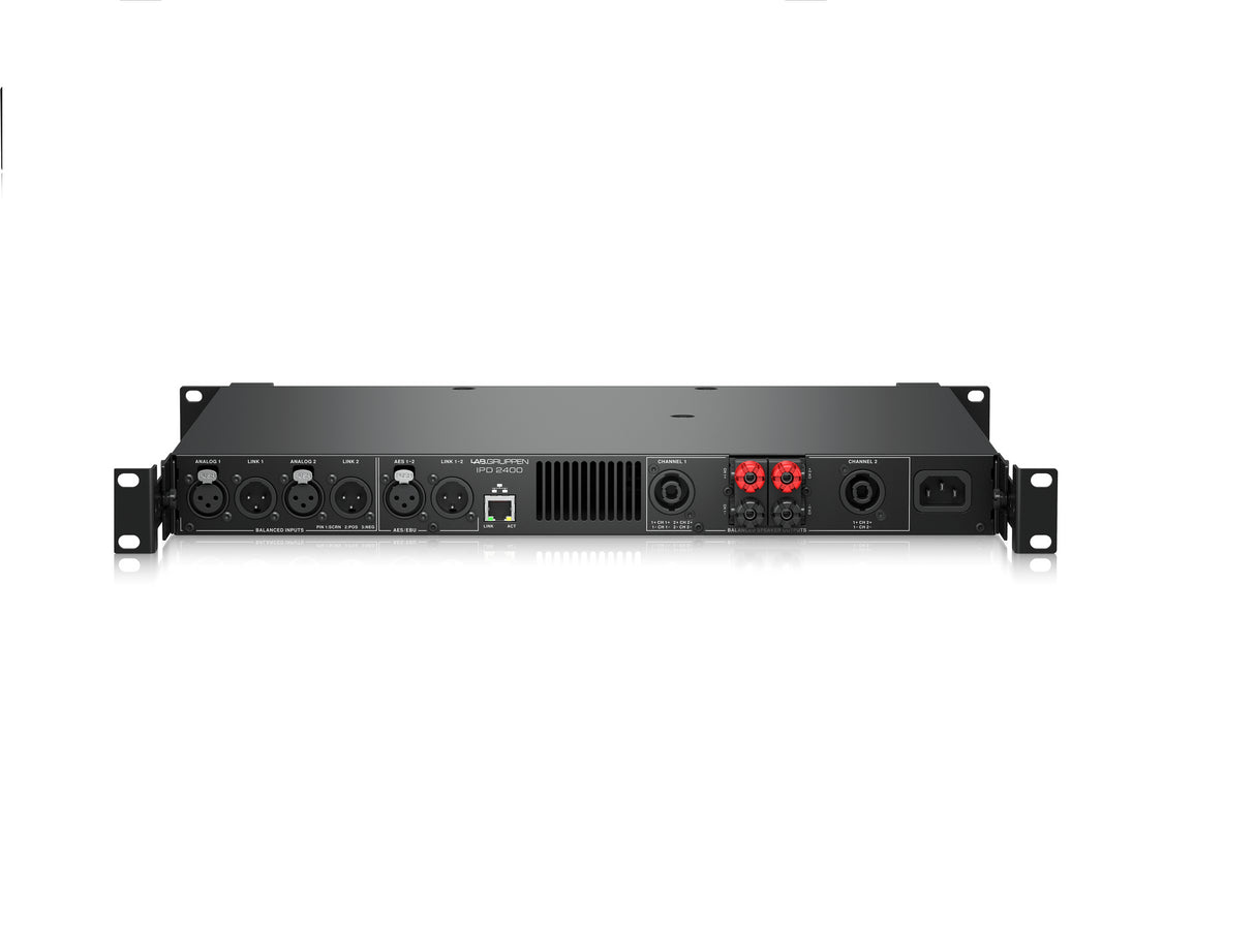 Lab.Gruppen IPD 2400 Compact 2,400 Watt 2-Channel DSP Controlled Power Amplifier