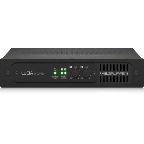 Lab.Gruppen LUCIA 60/1-70 Compact Mono 60 W Amplifier for High Impedance 70 V Installation Applications
