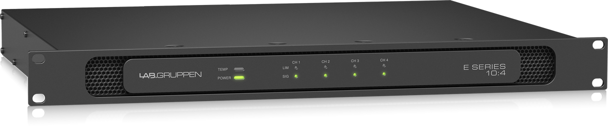 Lab Gruppen E 104_US1 1,000 Watt Amplifier with 4 Flexible Output Channels for Installation Applications