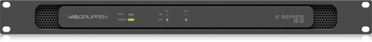 Lab Gruppen E 82_US1 800 Watt Amplifier with 2 Flexible Output Channels for Installation Applications