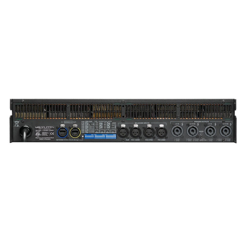 Lab Gruppen FP 10000Q_US1 10,000W 4-Channel Amplifier with NomadLink Network Monitoring and Dedicated Control for Touring Applications