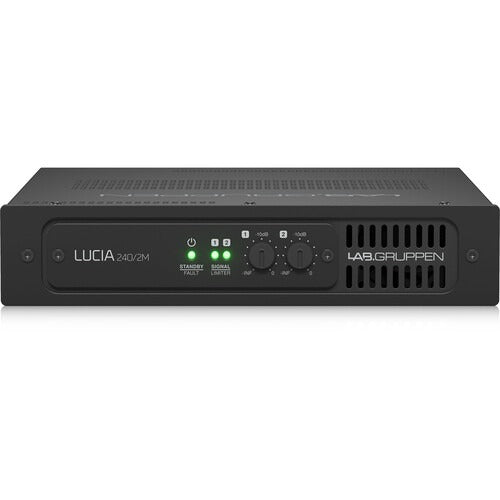 Lab Gruppen LUCIA 240/2M_US1 Compact 2 x 120W Matrix Amplifier for Installation Applications