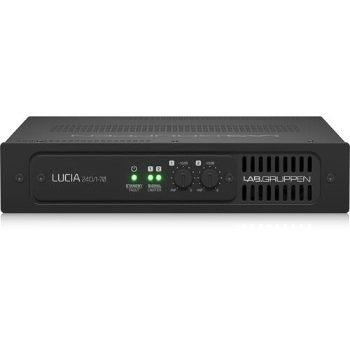 Lab Gruppen LUCIA 240/2_US1 Compact 2 x 120W Amplifier for Installation Applications