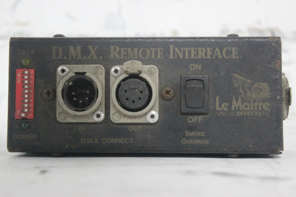 Le Maitre DMX Remote Interface