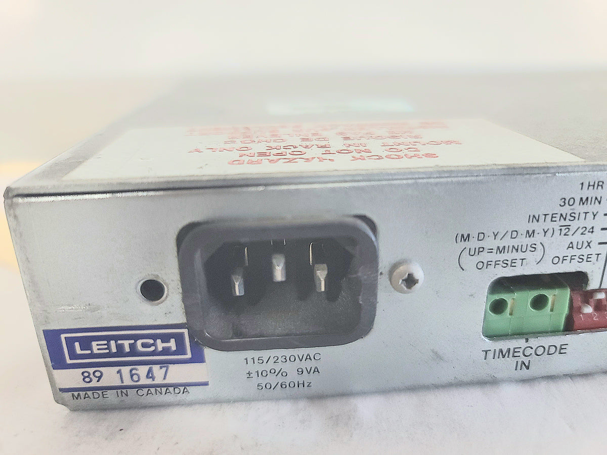 Leitch DTD 5200 Digital Time Display