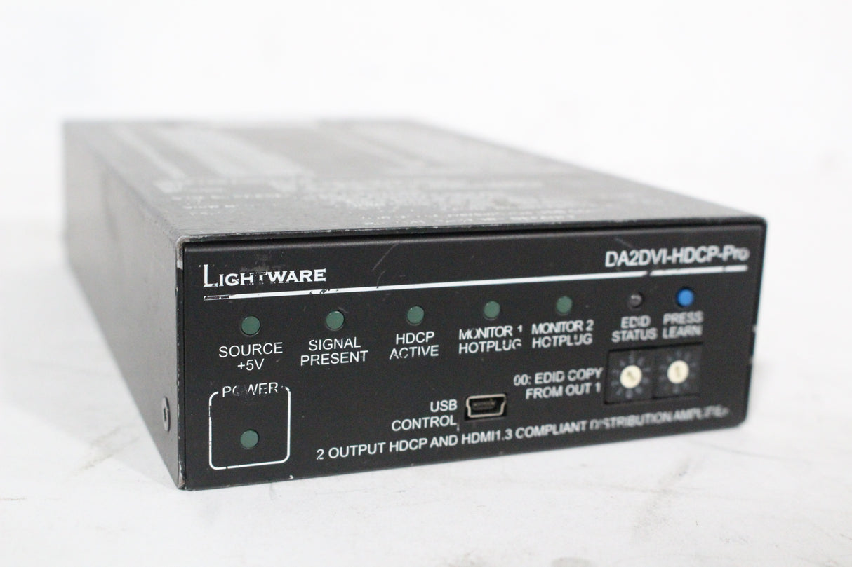 Lightware DA2DVI-HDCP-Pro Distribution Amplifier