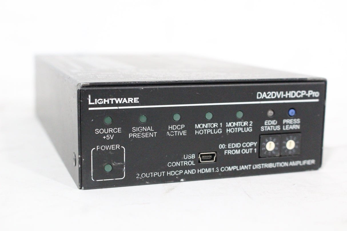 Lightware DA2DVI-HDCP-Pro Distribution Amplifier