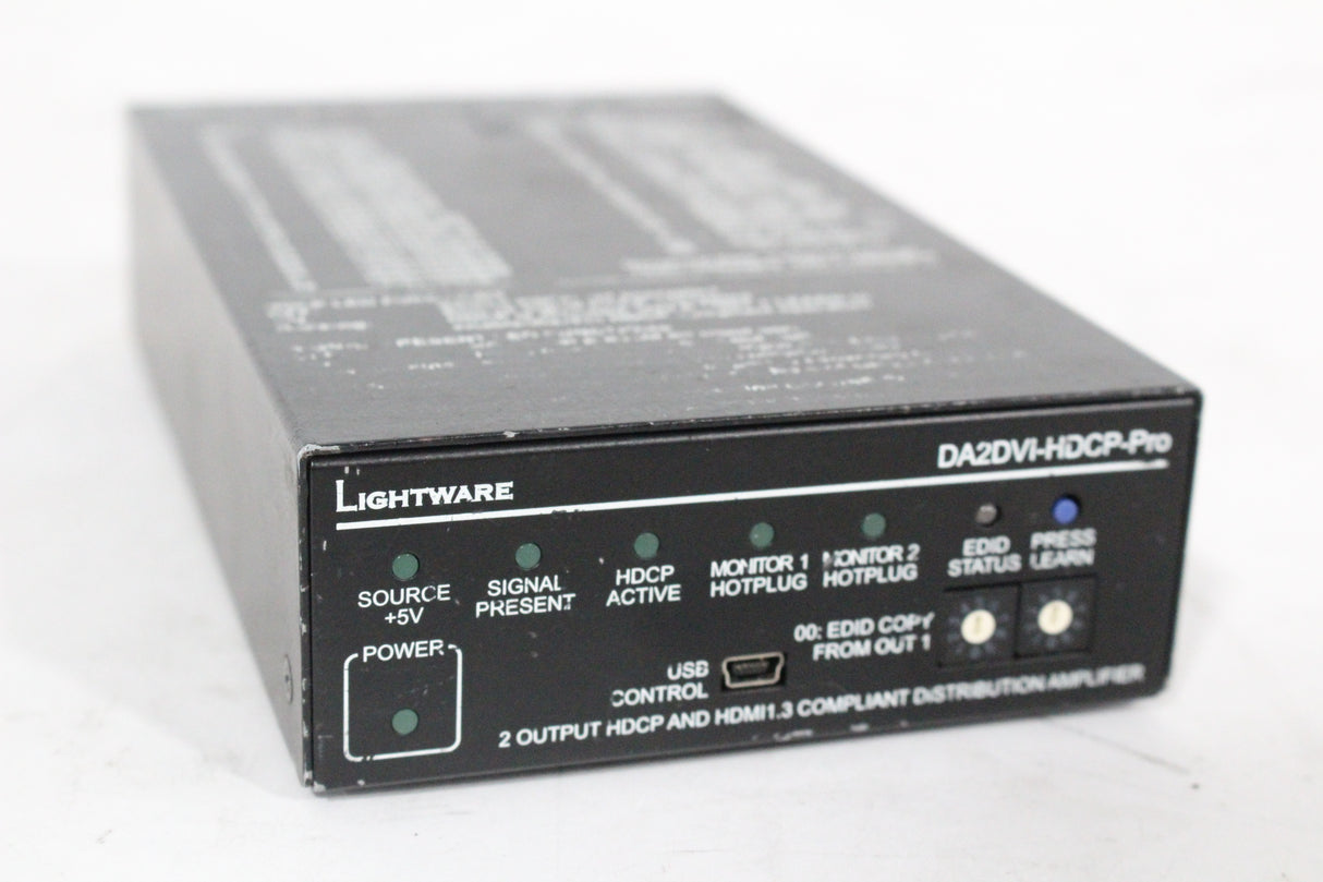 Lightware DA2DVI-HDCP-Pro Distribution Amplifier