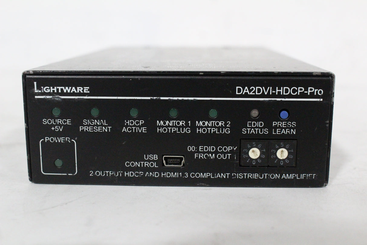 Lightware DA2DVI-HDCP-Pro Distribution Amplifier