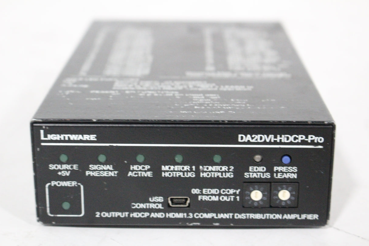 Lightware DA2DVI-HDCP-Pro Distribution Amplifier