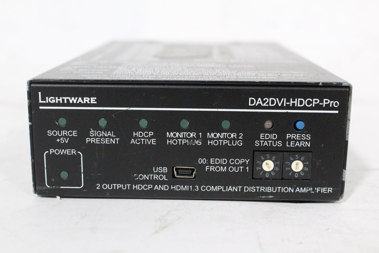 Lightware DA2DVI-HDCP-Pro Distribution Amplifier