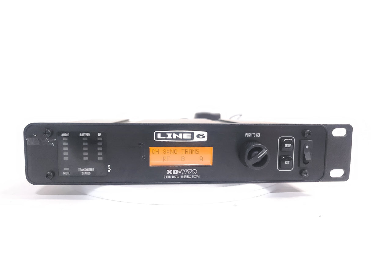 Line 6 XD-V70 2.4GHz Digital Wireless Mic Receiver System w/ DC Power Cable