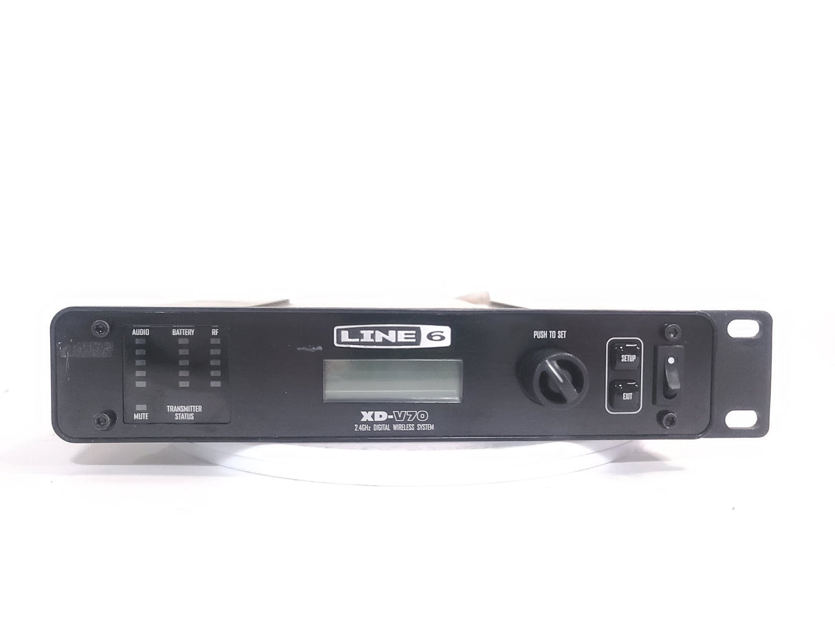 Line 6 XD-V70 2.4GHz Digital Wireless Mic Receiver System w/ DC Power Supply Cable