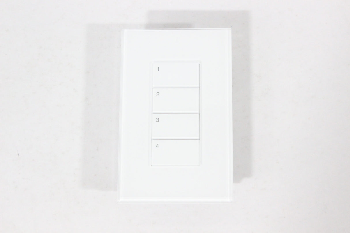 Lutron HQWT-U-P2W-CWH HomeWorks QS Wired Palladiom Keypad