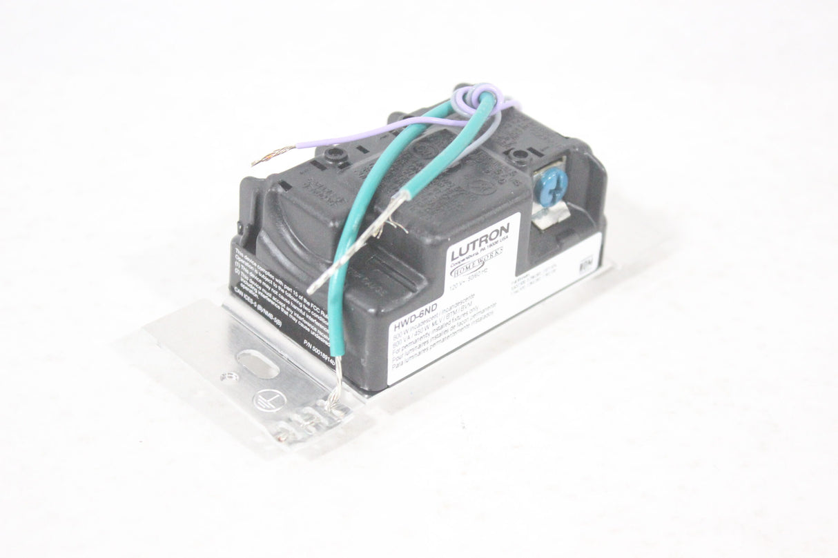 Lutron HWD-6ND Dimming Control with Neutral Wire