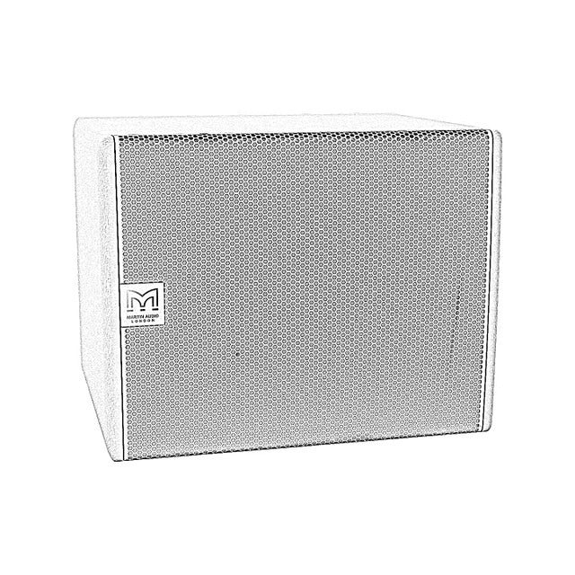 Martin Audio SX112-W-MAR 12" SX Subwoofer Marine Grade Weatherized White