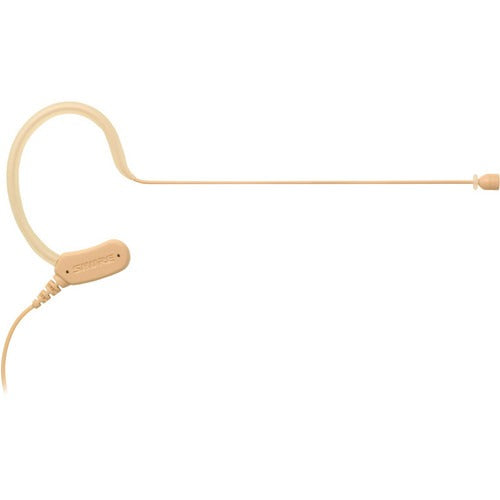 Shure MX153 Omnidirectional Earset Microphone with TQG Connection, Tan