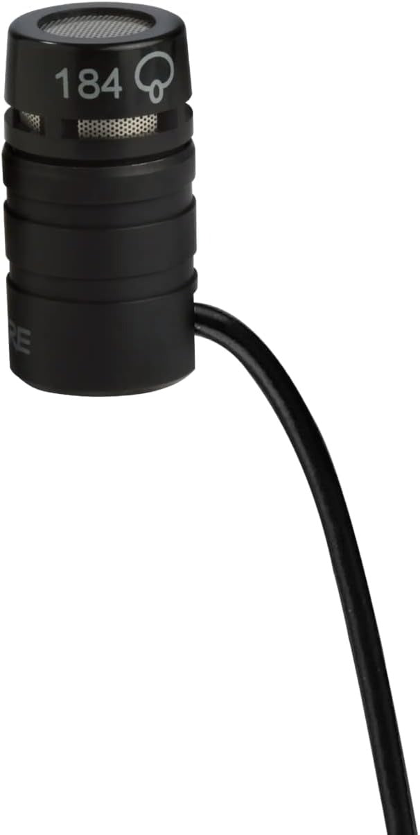 Shure MX184 Supercardioid Wired Lavalier Microphone