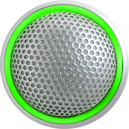 Shure MX395-LED Microflex Low-Profile Omnidirectional Boundary Microphone with Logic-Control LED for Installs (Silver)