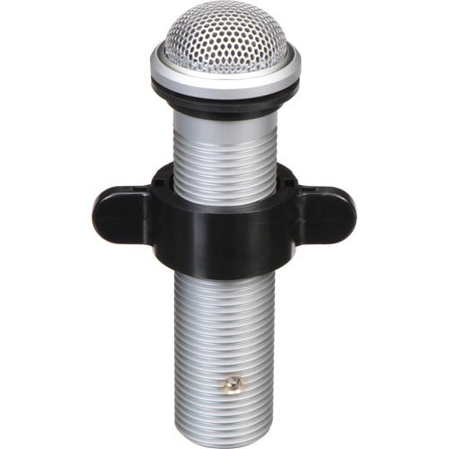Shure MX395 Microflex Low-Profile Omnidirectional Boundary Microphone for Installs (Silver)