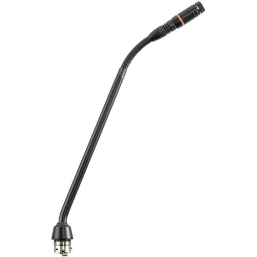 Shure MX410RLP/C 10" Gooseneck Mic with Cardioid Capsule, No Preamp, and Red LED Ring on Top (Black)