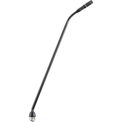 Shure MX415RLP/C 15" Microflex Modular Gooseneck Microphone with Cardioid Cartridge, Top Light Ring (Black, No Preamp)