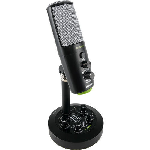 Mackie CHROMIUM Premium USB Condenser Microphone with Built-in 2-Channel Mixer