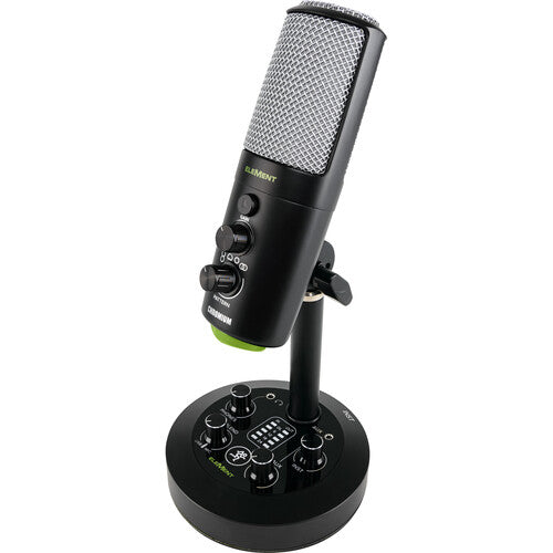 Mackie CHROMIUM Premium USB Condenser Microphone with Built-in 2-Channel Mixer
