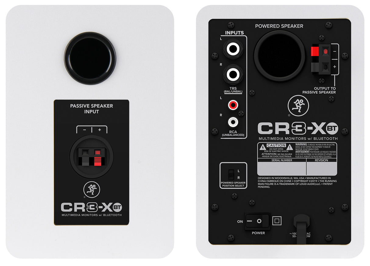 Mackie CR3-XBTLTD 3" Multimedia Monitors with Bluetooth