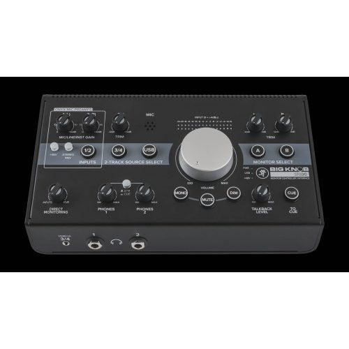 Mackie MCK-2047820-00 Big Knob Studio 3x2 Studio Monitor Controller | 192kHz USB I/O