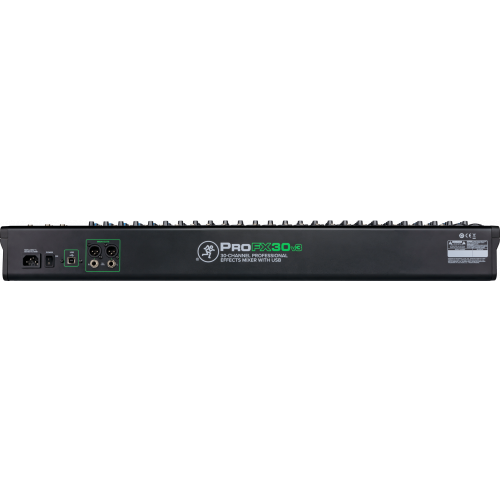 Mackie MCK-2051304-00 ProFX30v3 30 Channel 4-bus Professional Effects Mixer with USB