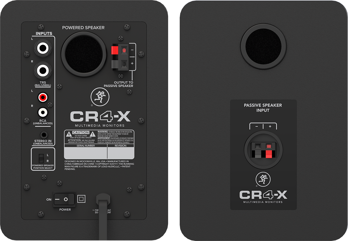 Mackie MCK-2052118-00 CR4-X 4" Multimedia Monitors (Pair)