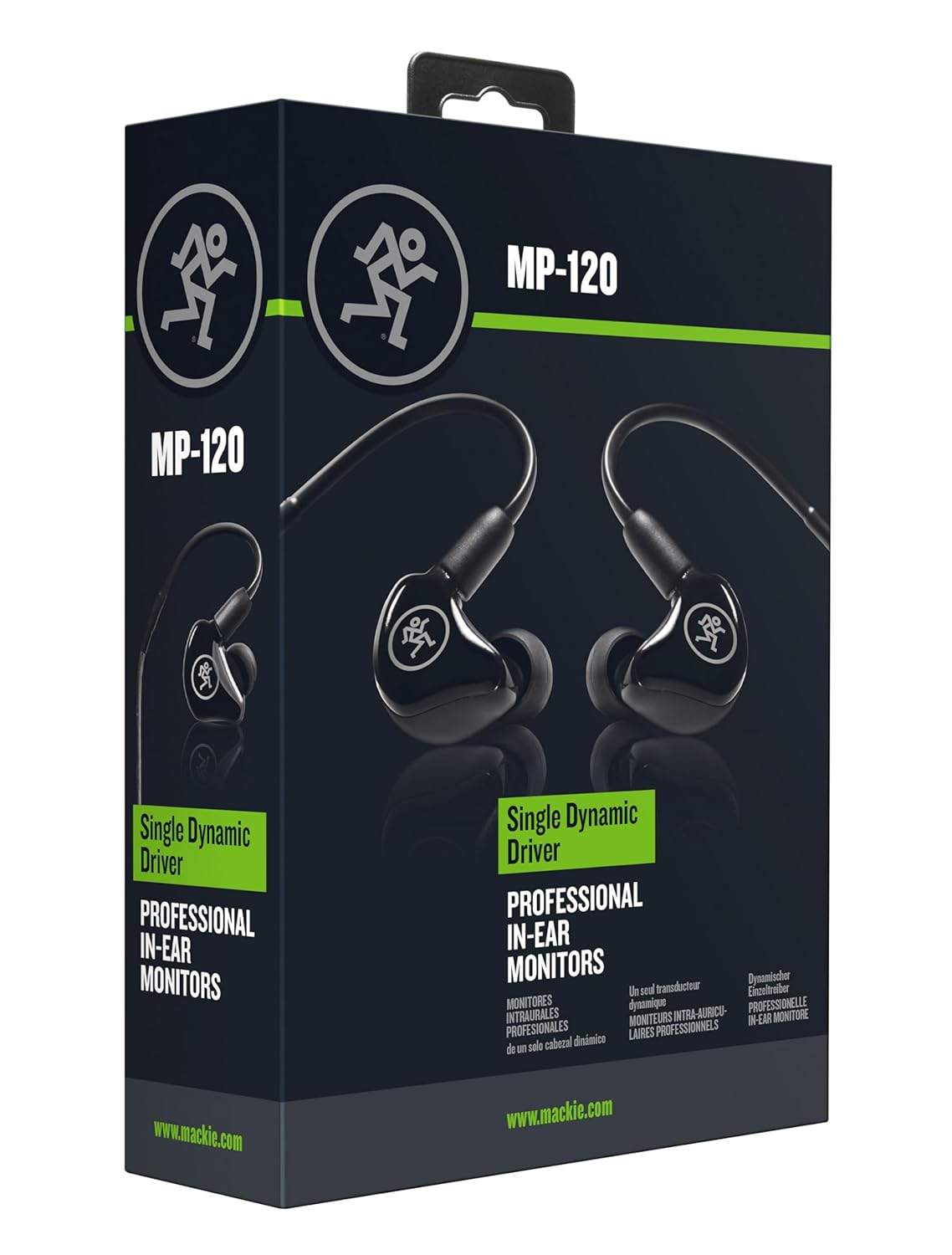 Mackie MP-120 Single Dynamic Driver Professional In-Ear Monitors
