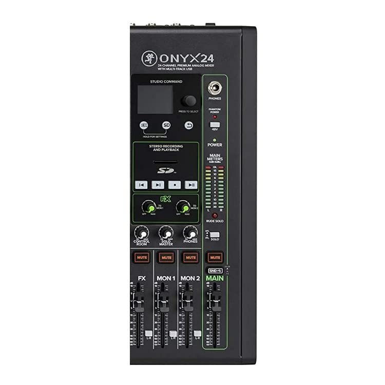 Mackie Onyx24 24-Channel Premium Analog Mixer with Multi-Track USB