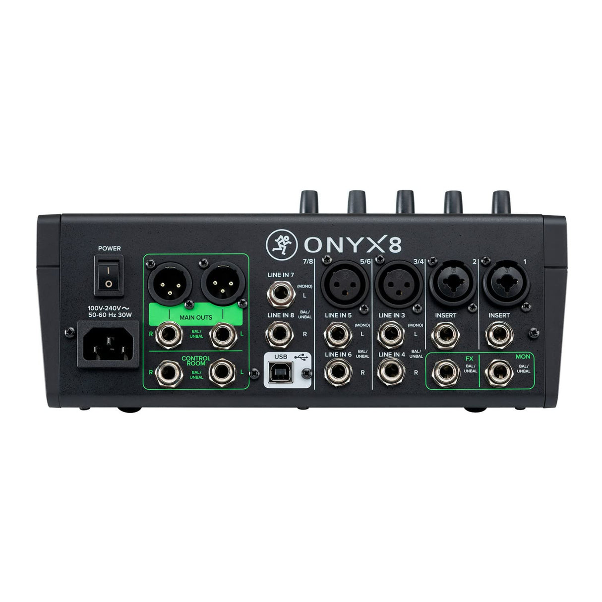 Mackie Onyx8 8-Channel Premium Analog Mixer with Multi-Track USB