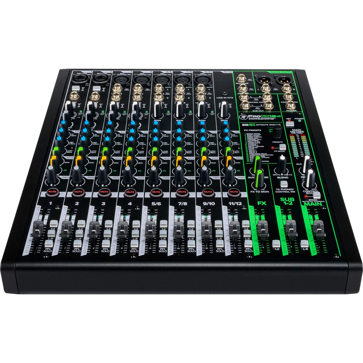 Mackie ProFX12v3 12-Channel Professional Effects Mixer w/ USB