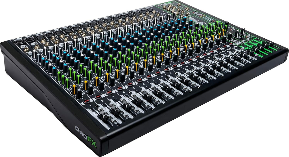 Mackie ProFX22v3 22-Channel 4-bus Professional Effects Mixer w/ USB