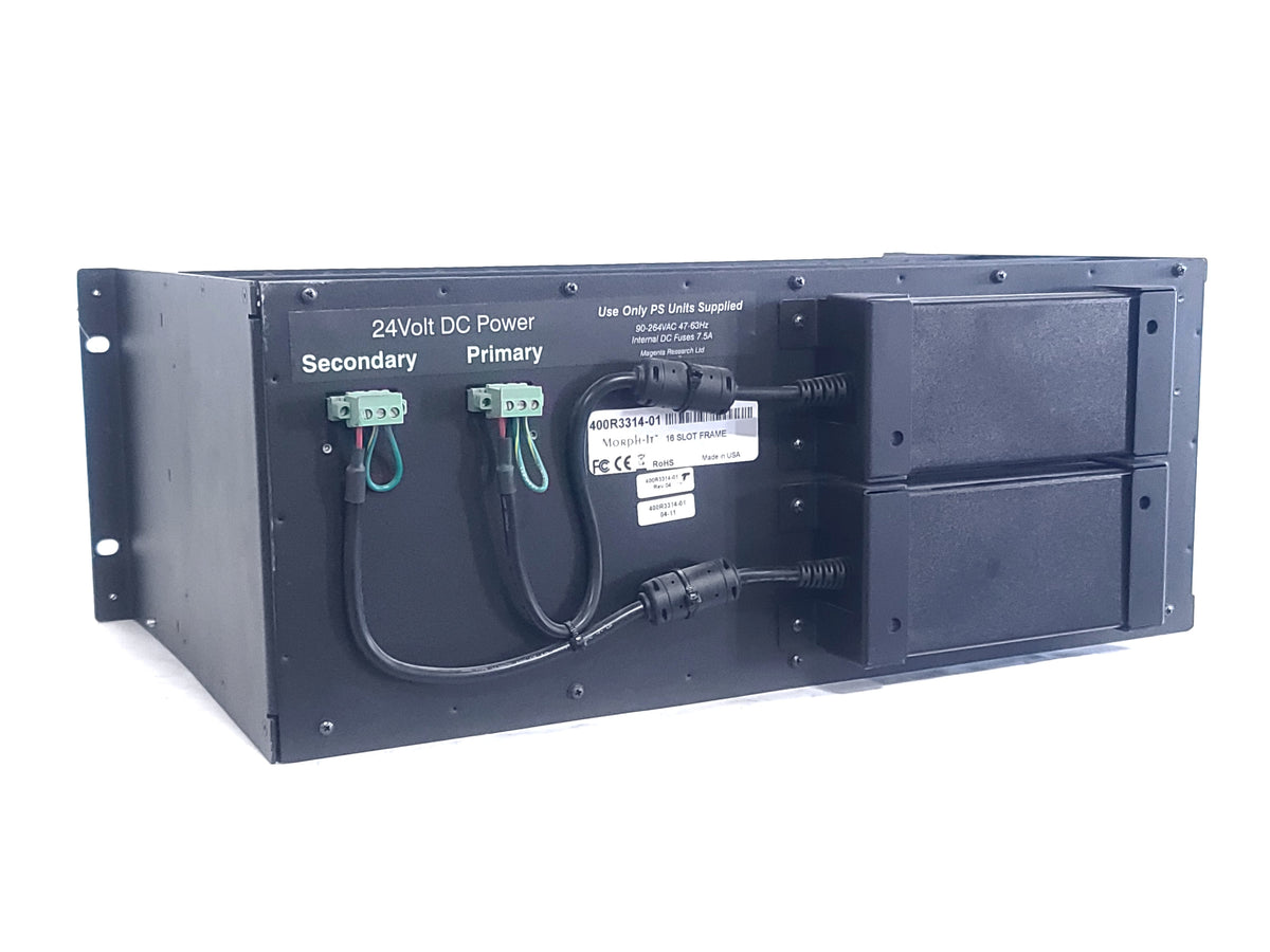 Magenta Bundle w/ (2) AMX NXD-700VI Touch Screen Panels, Magenta Mondo III, Morph-It 16 Slot Frame, (4) Multiview 500A Receivers, Magenta Multiview AK600 DP Receiver, Various Cables (On Pallet)