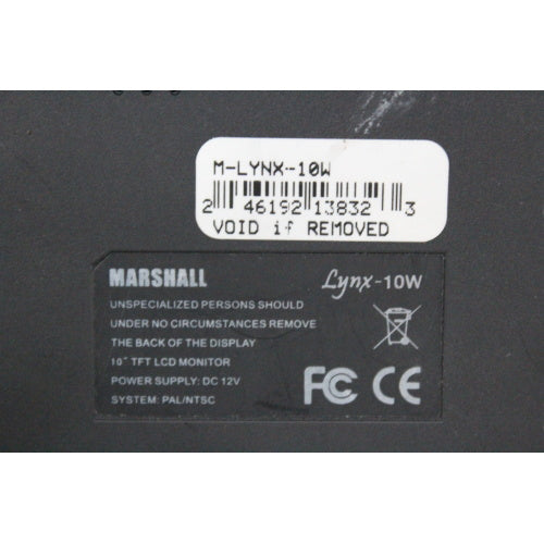 Marshall Electronics M-LYNX-10W 10" Widescreen 16:9 Lynx LCD Monitor