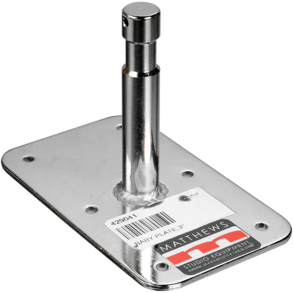 MATTHEWS 429041 3" BABY PLATE STUD 3x5/8" 1K